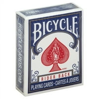 Rider Back Mini Playit Card Palud palub, jedan crveni i jedan plavi 2,5 1,75 .75 paluba