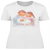 Par i njihova majica za bebe žene -Image by Shutterstock, ženska 3x-velika