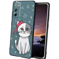 Kompatibilan je sa Samsung Galaxy S Fe telefonom, mačka-futrola Silikonska zaštitna za teen Girl Boy Case za Samsung Galaxy S Fe