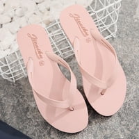 Dyfzdhu ženske cipele ravne dno modne flip flops vodootporne plažne flip flip flip flops