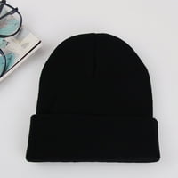 HonRane elastična zimska kapa rastegnuta pletena zimska šešir topli unise Beanie za aktivnosti na otvorenom