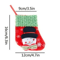 Wedracia Fashing Božićne čarape Poklon torba Božićno uređenje drvva