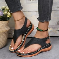 Jsaierl Womens Sandale Comfy platforme Sandal prstenasti nožni papuče kopča cipele Ležerne ljetne plaže