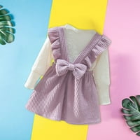 Dječja odjeća modno odijelo Strani stil Lady Slatka Top Bowknot Baby Girl Suknja Summer Girl