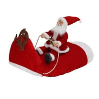 Santa Dog kostim Božić odjeća za kućne ljubimce Santa Claus Jahanje PET kostimi Party prekrivanje pasa