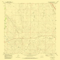Mapa Topo - Beack Draw Colorado Quad- usps - 23. 29. - Matte platno