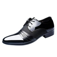 Muške poslovne cipele modne casual oxford cipele čipke šiljaste cipele