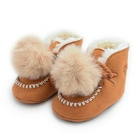 TODDLER SHOEBY LIMS zimske kose Kuglice Fluffy pamučne cipele Toddler Cipele Babys Cipele pamučne čizme Baby Cipele Haki 6