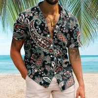Muška majica Ležerne prilike Slaba labava FIT Proljeće s kratkim rukavima Summer Shortwt Neck 3D Odštampana TOP bluza Majica Graphic Y2K