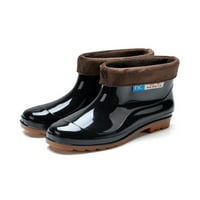 Glookwis muške vrtne cipele na kišni čizme topla vodootporni čizme muški neklizajući vodootporni vanjski