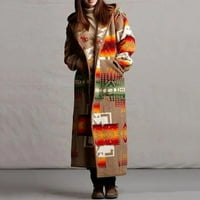 Ženska jakna sa punim bojama u boji dugih rukava s dugim rukavima CADS BLOUSE TIETOC