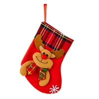 Tassel Garland sa perlama Velike čarape Candy Socks Božićni ukrasi Kućni odmor Božićni ukrasi