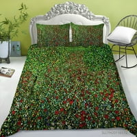 Poklopac prekrivača Kreativno ulje za slikanje posteljine sa jastukom visokokvalitetne posteljine, kalifornijski