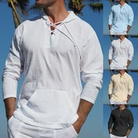 Košulje za muškarce Muškarpa Proljeće Ljeto Ležerne prilike Tropske havajske plaže Tropska pamučna posteljina
