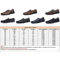 Gomelly Muški stanovi klizne na casual cipelama klasični natikači udobnosti Loafer Travel hodanje poslovne cipele svijetlo siva 10.5