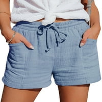 Voguele dame dno Bermuda Mini pant Soled Boja kratke vruće hlače Lounge Ljeto Plažni kratke hlače Lagano
