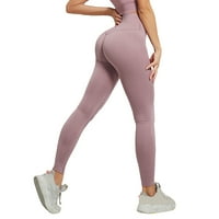 Lystmrge Womens Yoga Hlače Petite sa džepovima Duge joge hlače visoke joge hlače za visoke žene Ženske