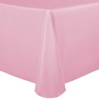 Ultimate Tekstilni ovalni poliesterski posteljina stolnjak - za kućne trpezarije, ružičasti balon