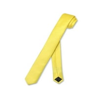 Vesuvio Napoli uska kravata Extra Skinny Golden Yellow Yellow Muškarci 1,5 kravata vrata