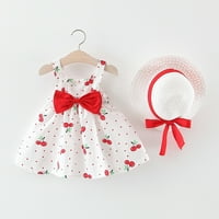 HUNPTA NUYEGENESS Princess Haljine Hat Baby Girls Outfits Dot Kids Toddler Bow Girls Outfits & Set