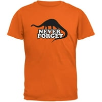 Jurassic - Nikad ne zaboravite majicu za odrasle naranče - 2x-velika