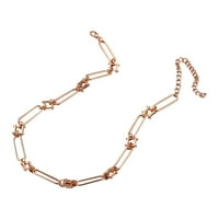Poklon ogrlice Lanci za žene PAIJING retro male dizajn Street Creative rešetke Metalne ogrlice ogrlice