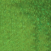 Ahgly Company u zatvorenom pravokutniku s uzorkom nebula zeleni prostirke, 7 '9 '