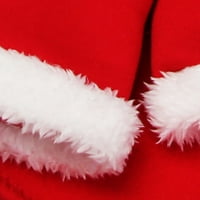 Santa Claus Dogs Mačke Odjeća Svečana pasa Odjeća Štenaca Fleece majica sa šeširom za pse Mačke Zimska