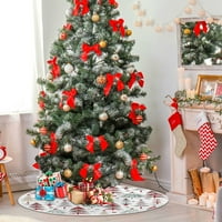 Crtani božićne drvce Xmas božićne suknje za suknje za stol za odmor za odmor za zabavu unutarnji vanjski