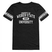 Republika 533-251-blk-weber State University New Model Majica, Crno-bijela - ekstra veliko