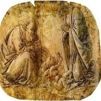 Kristova rođenja by botticelli poster Print Sandro Botticelli
