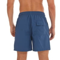 Cacomomrk PI muške kratke hlače za muškarce Čvrsto boje prozračne čipke vodootporne kratke hlače na