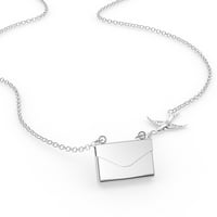 Ogrlica s bloketom svjetove najtopliji kalolog u srebrnom kovertu Neonblond