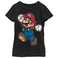 Djevojkov Nintendo Super Mario Happy Graphic Tee Black Medium