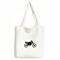 Motocikl Mehanički ilustracijski uzorak Tote platnene torbe Kupovina Satchel Casual torba