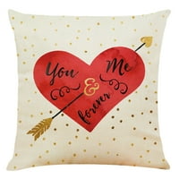 Kuluzego Happy Valentinovo jastuk za valentinovo posteljina kauč na kauč na kauču navlaka za kućni dekor