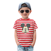 Mickey Minnie majica kratkih rukava Funny okrugla vrat majica za porodične dječake i djevojke Valentines Days