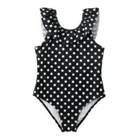 Djevojke kupaće kostim kupaće kostime Hollow Bikini Ljeto Dječje kupaće kostime Dječje Dot Print Ruffle
