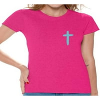 Awkward Styles tirkizna košulja za žene Kršćanska odjeća za dame nakon jesus ženske majice Christian