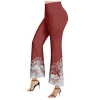 Corashan Palazzo pantalone za žene - Buttery Mekani visoko stručni cvjetni hlače za ispis - gamaše