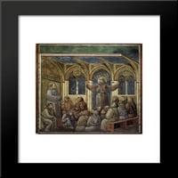 Ukazanje u poglavlju kuće na Arlesu uramljene umjetnosti tiska Giotto