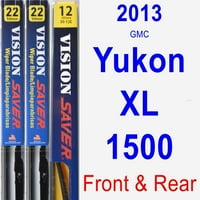 GMC Yukon XL brisač set set set set - straga