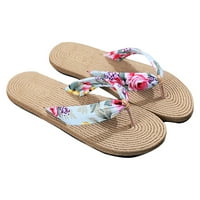Dječje cipele za čišćenje Ženske papuče Dame Flip Flops Flat plaža Cipele Multicolor 8.5