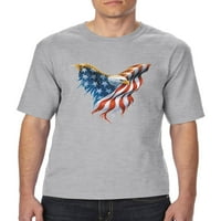 - Velika muška majica - Američki zastava Eagle SAD