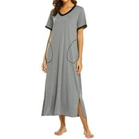 Puntoco ljetne haljine za žensko čišćenje, ženska noćna majica kratka noćna rukava ultra-mekana duljina