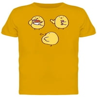 Slatka majica i smiješna pileća crtana majica Muškarci -Image by Shutterstock, muški medij