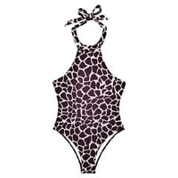 U ženskom kupaćem kostimu Bikini ispis spojenih kupaći kostim za kupaće kostimu