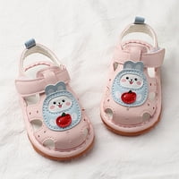 Advoicd Baby Cipele 6-mjesečne sandale za bebe 12-mjeseci Djevojke za bebe Ljetne sandale sa cvijećem Bowknot Soft Sole Crib Haljina Cipele Beige 5