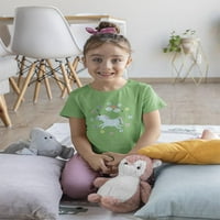 Sati sa satima W jednorog majica Toddler -Image by Shutterstock, Toddler