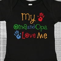 Inktastic Oma i Opa Love Me Grandchild Poklon Baby Boy ili Baby Girl Bodysuit